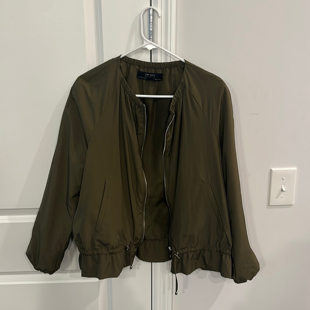 Zara Basic Bomber Jacket - image 1